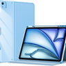 ProCase Transparent Back Folio Cover Case for iPad Air 13" Case M3/M2 & iPad Pro 12.9" 6th/5th/4th/3rd Gen Blue
