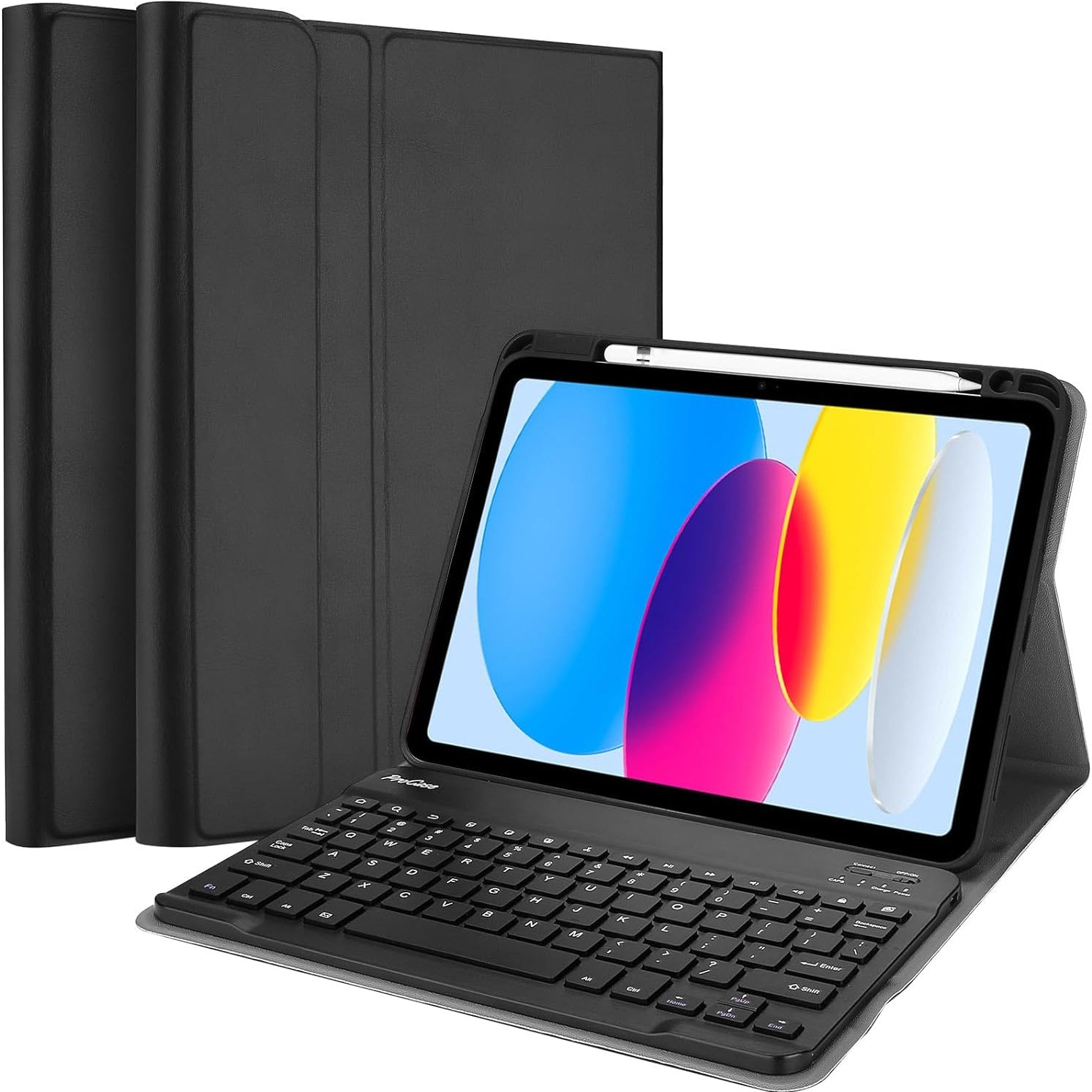 ProCase Keyboard Case for iPad 11th/10th Gen Black