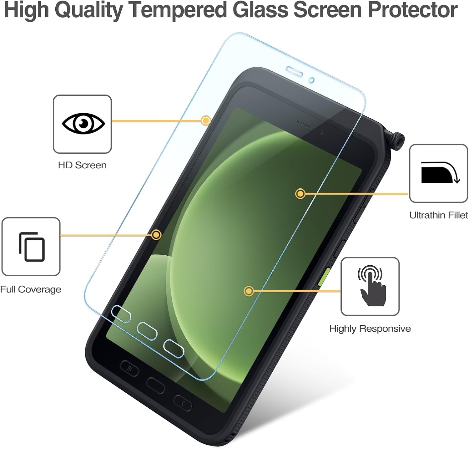 ProCase Screen Protector for Galaxy Tab Active5 5G 2024/ Active3