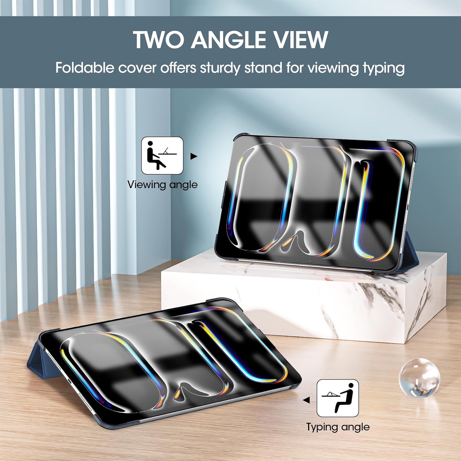 ProCase Smart Case for iPad Pro 11 Inch Case(M4) 2024