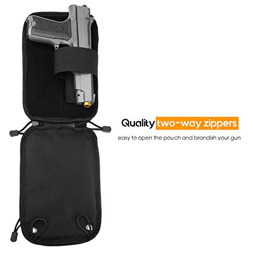 Concealed Gun Pouch Carry Pistol Holster Fanny Pack