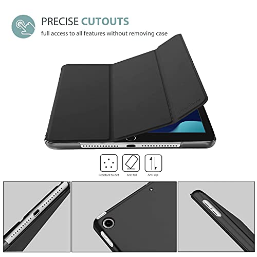 iPad 10.2" 7th Gen/ 8th Gen/ 9th Gen Slim Protective Case with Tempered Glass Screen Protector
