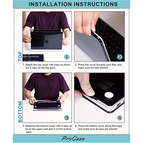 MacBook Pro 16" 2021-2023 Hard Shell Case with Keyboard Skin & Storage Bag