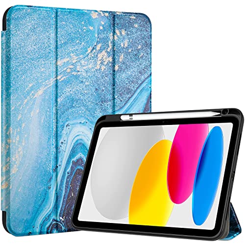 iPad (A16) 11th 2025/10th 2022 Slim Folio Protective Case with Pencil Holder