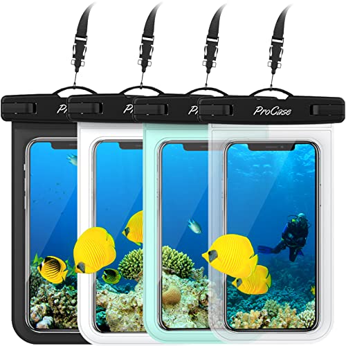 4 Pack) Universal Waterproof Underwater Phone Case | ProCase Procase 4 Pack) Universal Waterproof Underwater Phone Case | ProCase Procase