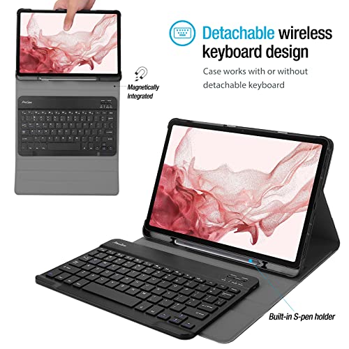 Galaxy Tab S7/ Tab S8 Case with Detachable Keyboard