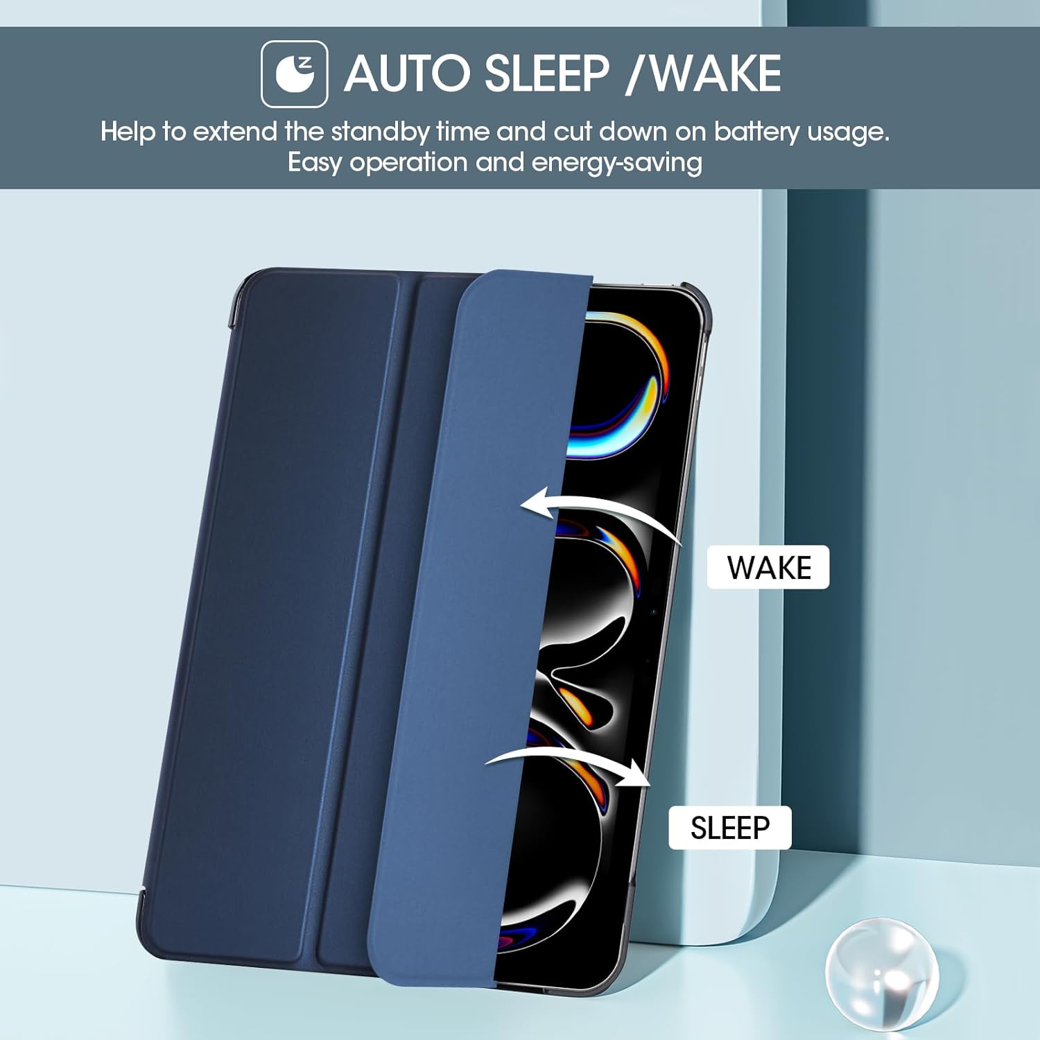 ProCase Smart Case for iPad Pro 11 Inch Case(M4) 2024