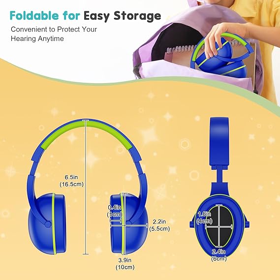 ProCase Noise Cancelling Headphones For Kids Navy