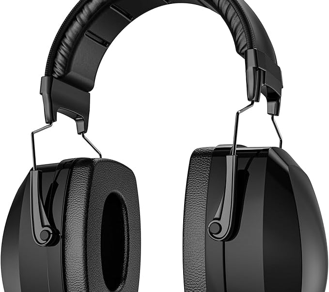 ProCase Extra Large SNR 37dB Noise Cancelling Headphones Black