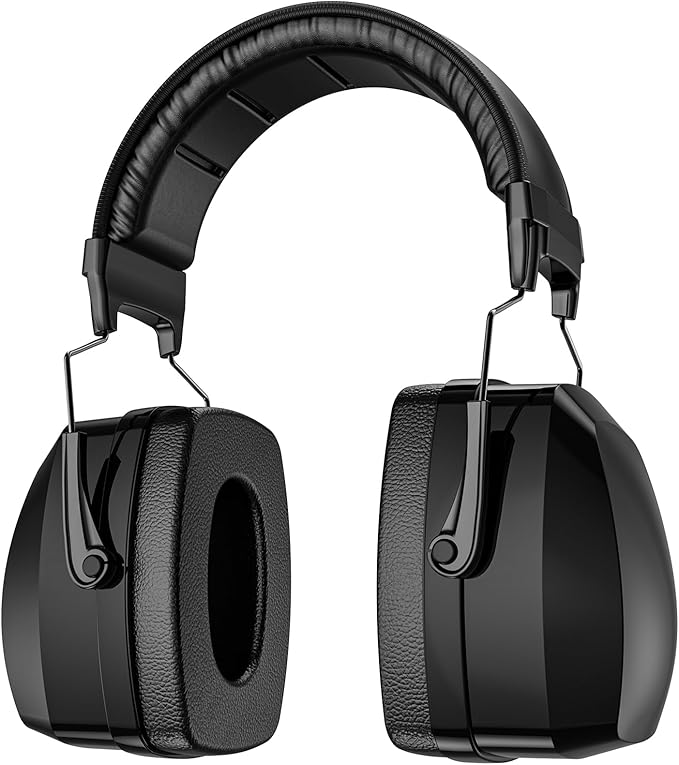 ProCase Extra Large SNR 37dB Noise Cancelling Headphones Black