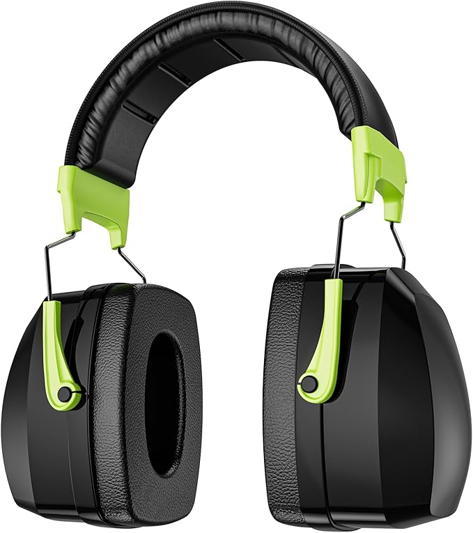 ProCase Extra Large SNR 37dB Noise Cancelling Headphones Green