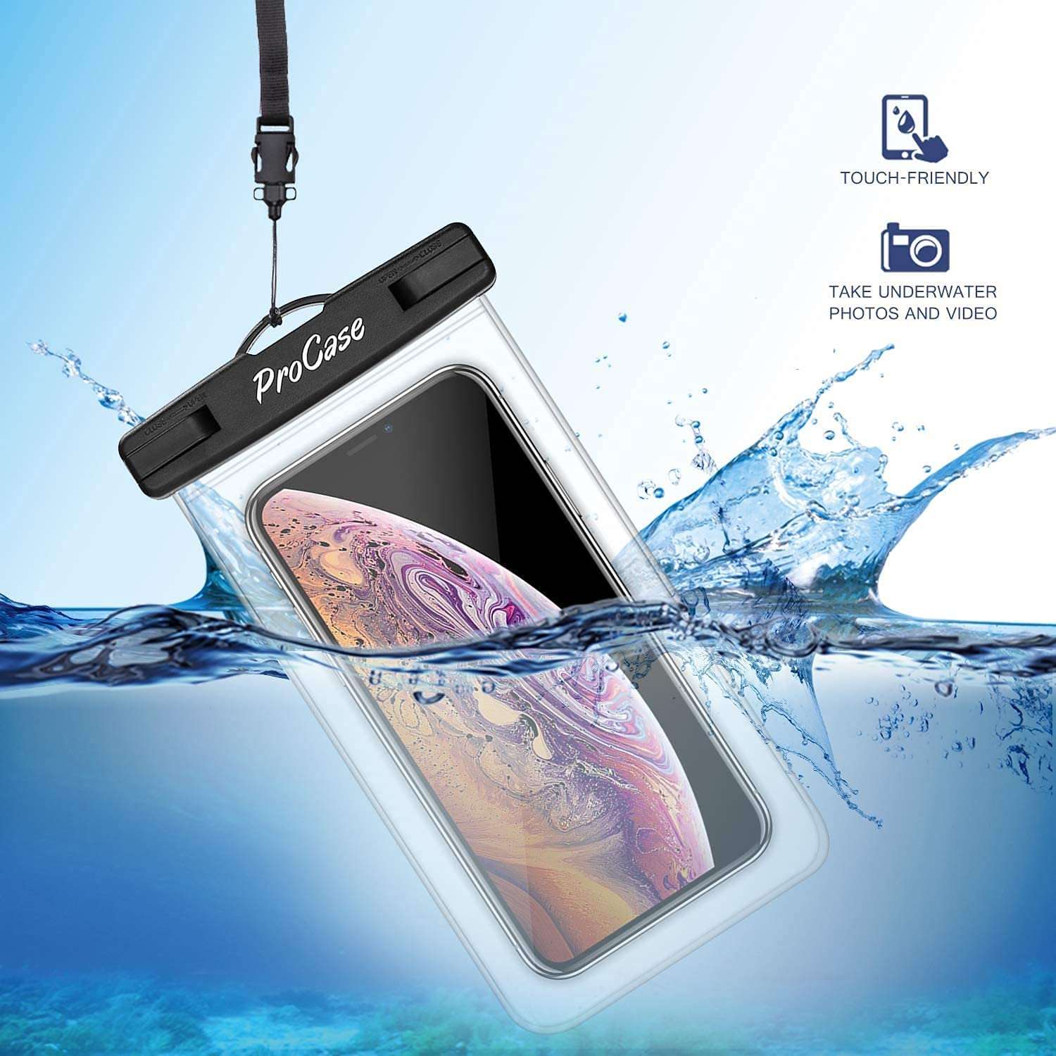 (3 Pack) Universal Waterproof Phone Dry Bag | ProCase