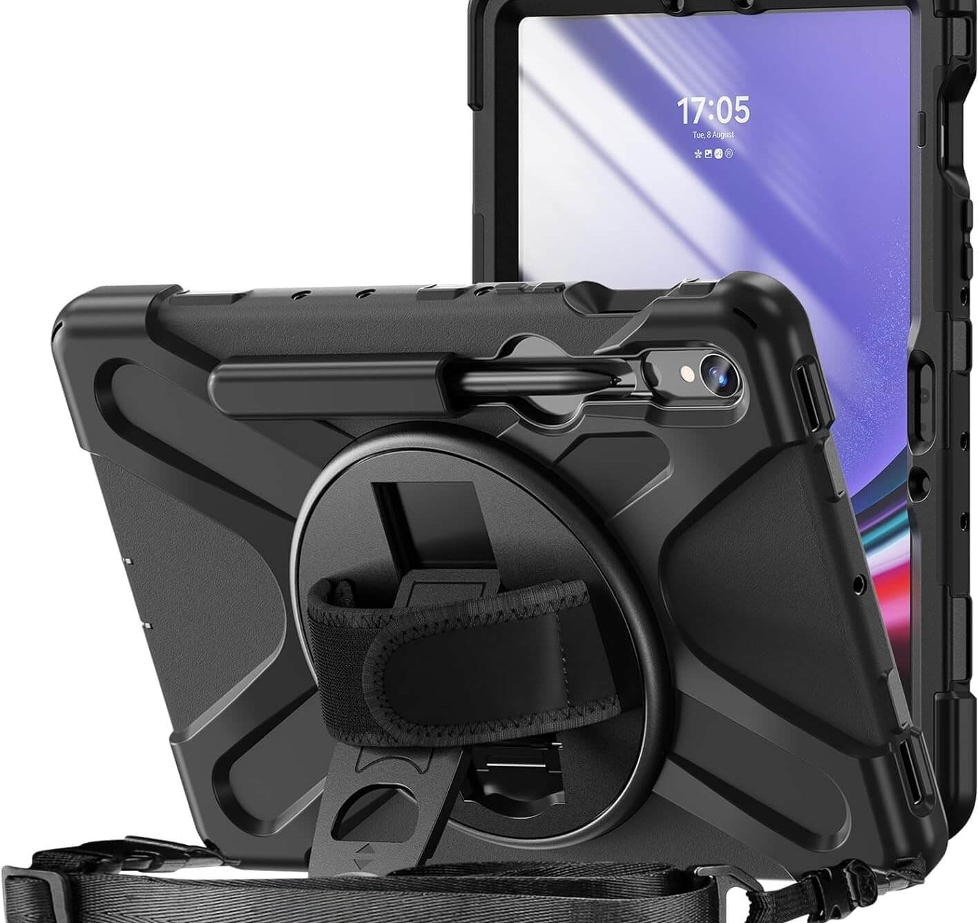 Galaxy Tab S9/ S8/ S7 Heavy Duty Rotatable Shockproof Case