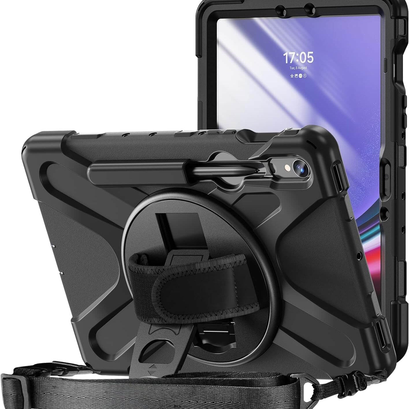 Galaxy Tab S9/ S8/ S7 Heavy Duty Rotatable Shockproof Case
