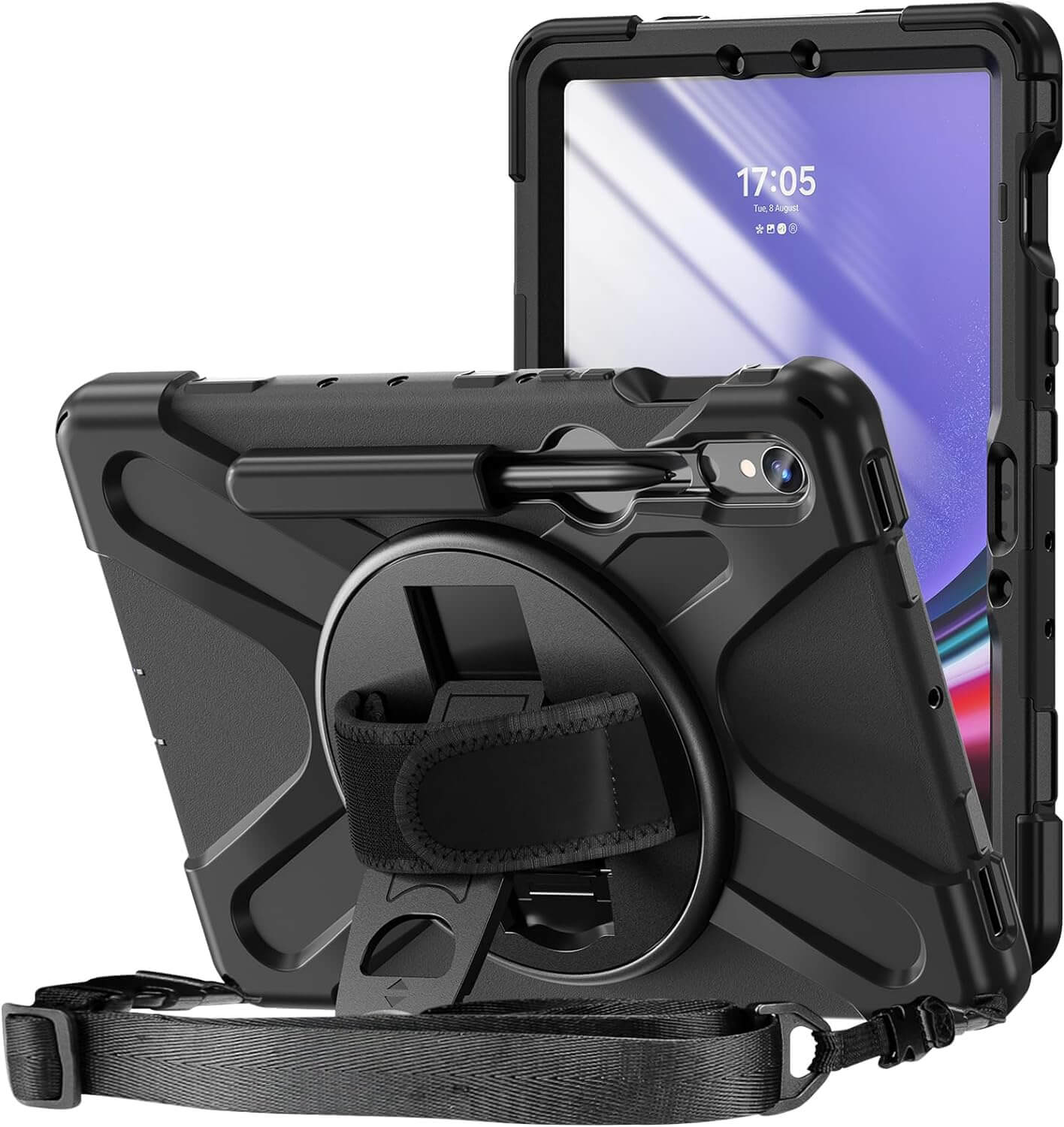 Galaxy Tab S9/ S8/ S7 Heavy Duty Rotatable Shockproof Case