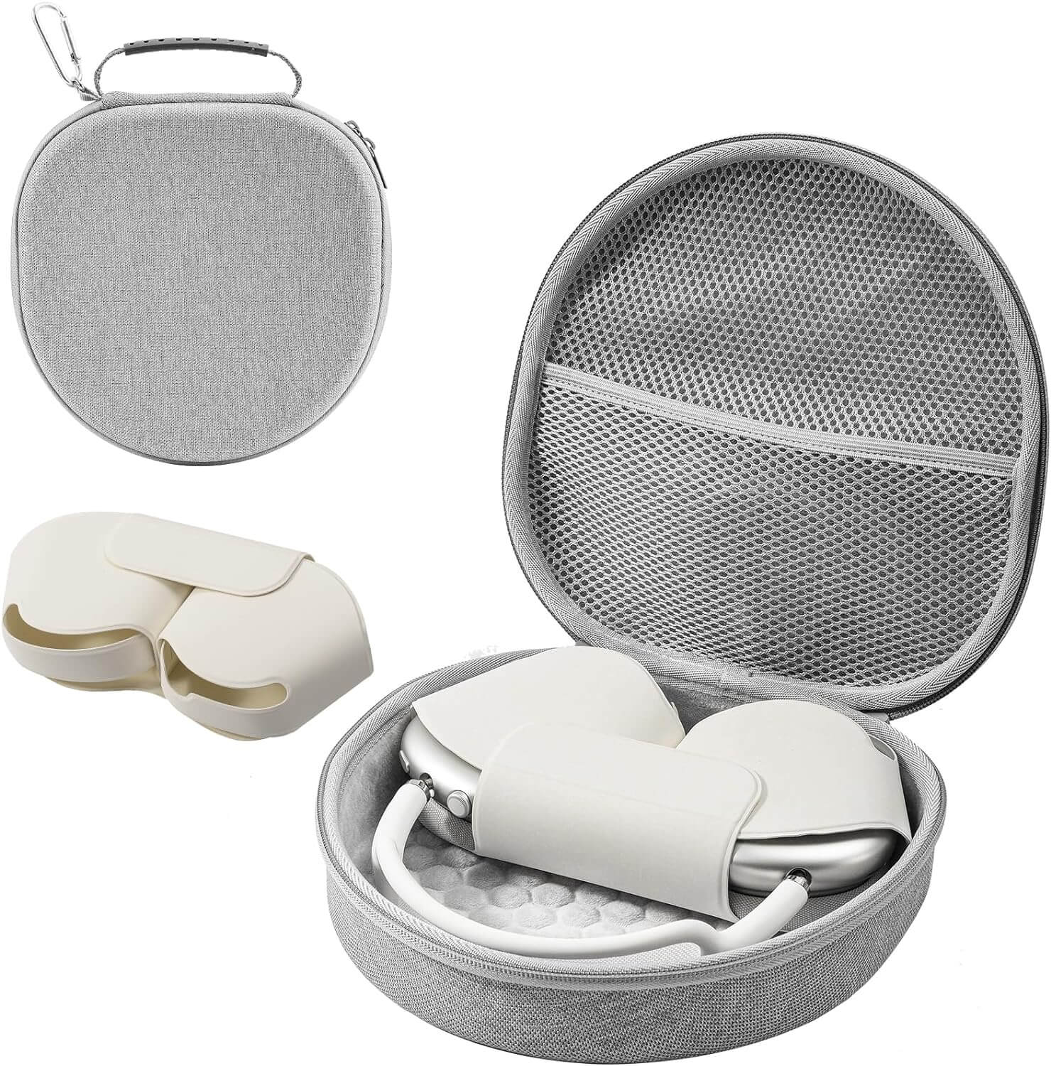 Hard Carrying Case with Sleep Mode Cover for Apple AirPods Max