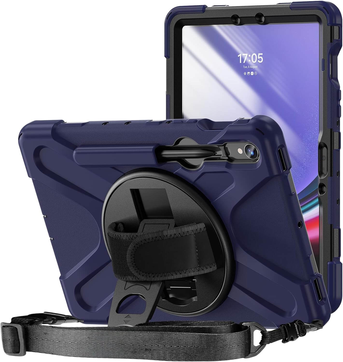 Galaxy Tab S9/ S8/ S7 Heavy Duty Rotatable Shockproof Case