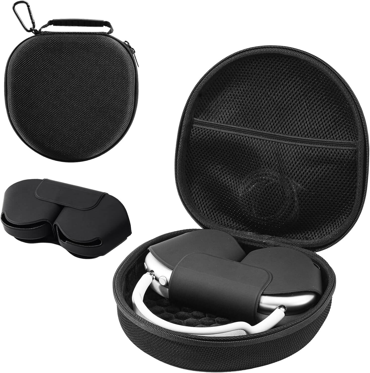 Hard Carrying Case with Sleep Mode Cover for Apple AirPods Max