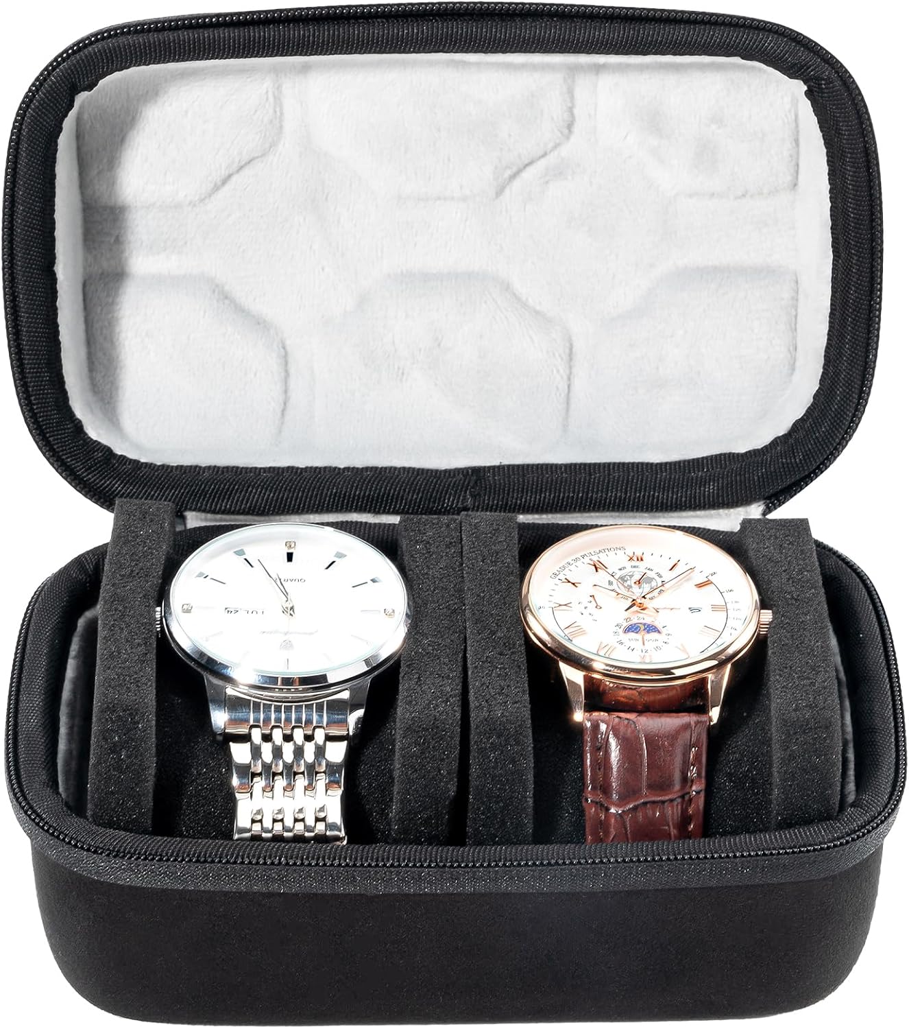 ProCase Watch Travel Case for Men Women 2 Slot