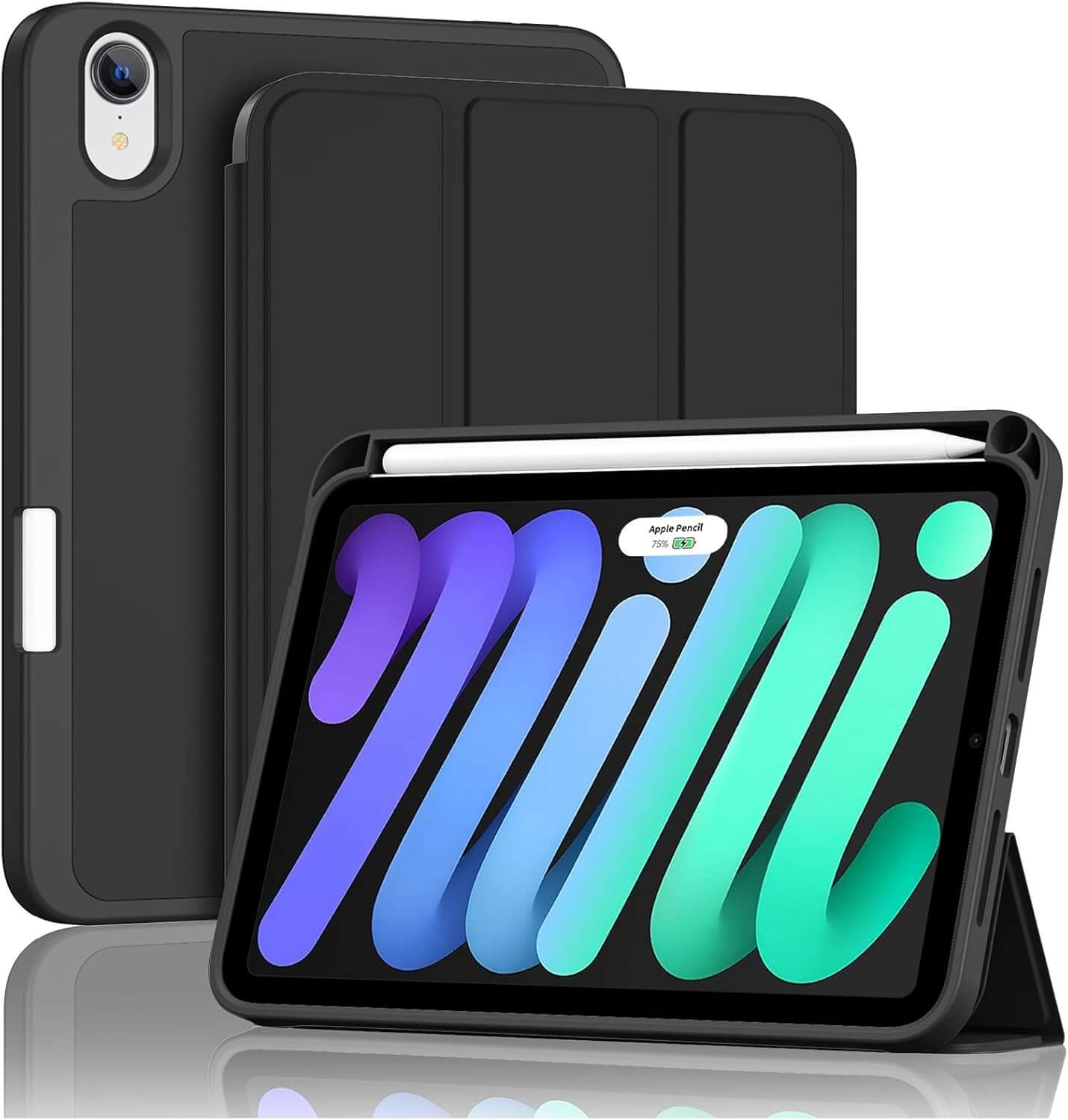 ProCase Smart Case for iPad Mini 6th/7th Gen Black
