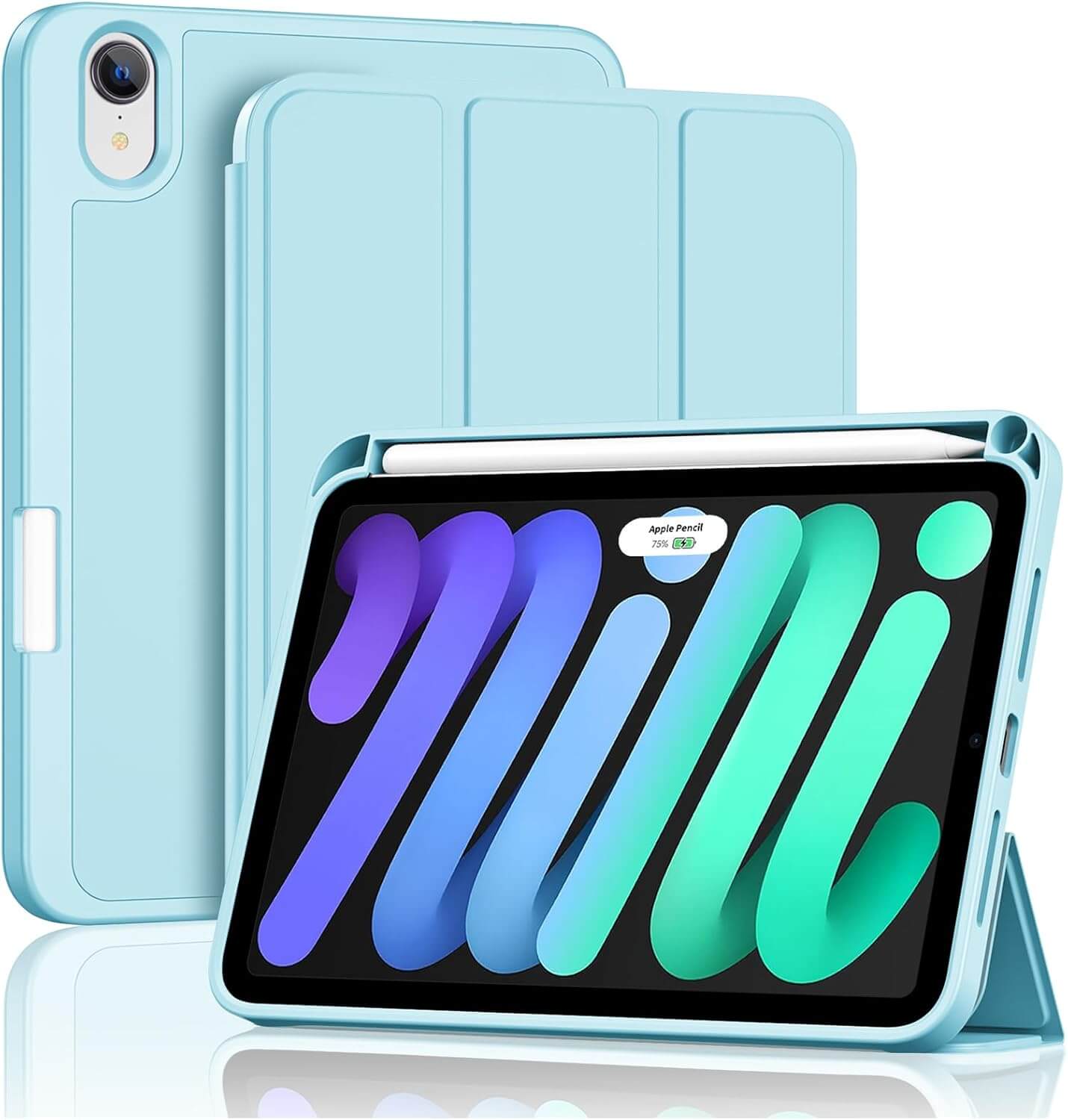 ProCase Smart Case for iPad Mini 6th/7th Gen Skyblue