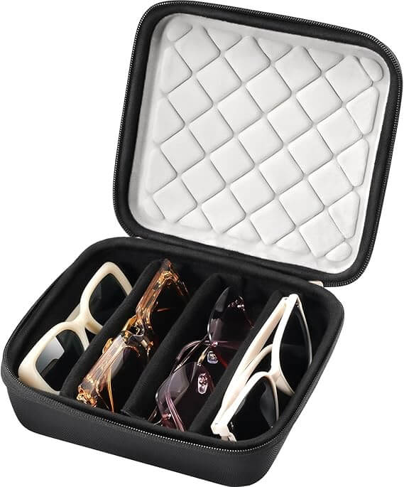Hard Shell Travel Sunglasses Organizer