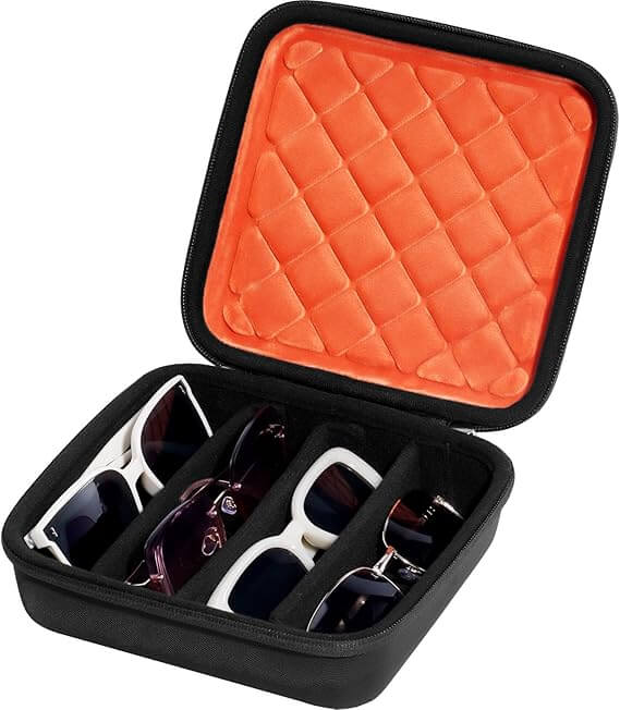 Hard Shell Travel Sunglasses Organizer