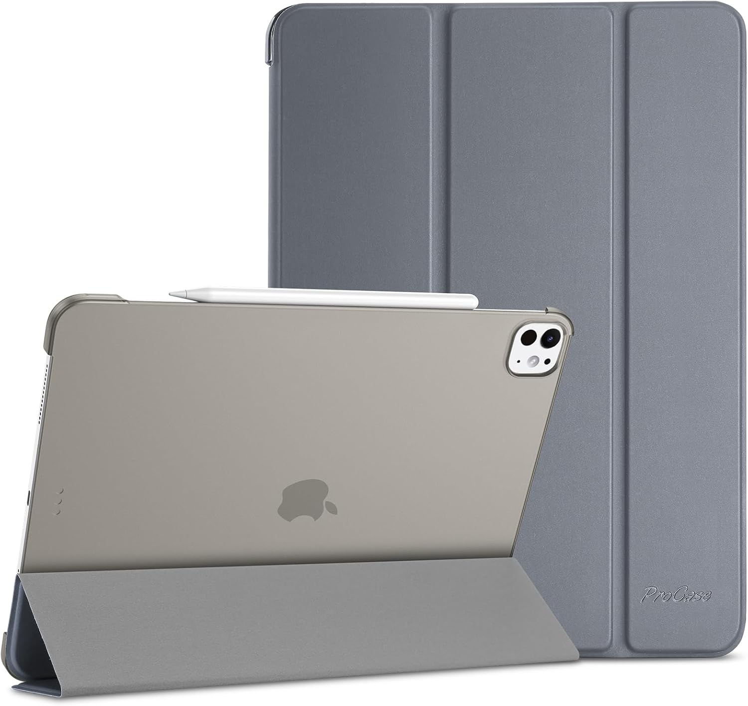 ProCase Slim Case for iPad Pro 13" M4 7th Gen Grey