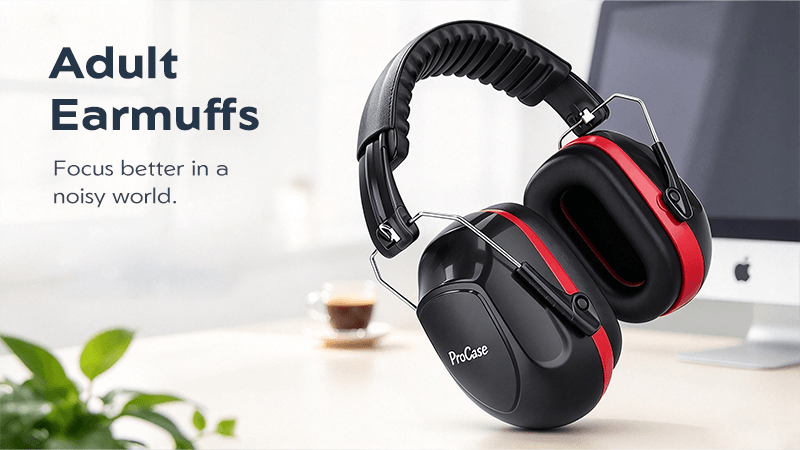 Noise Reduction Earmuffs for Adults