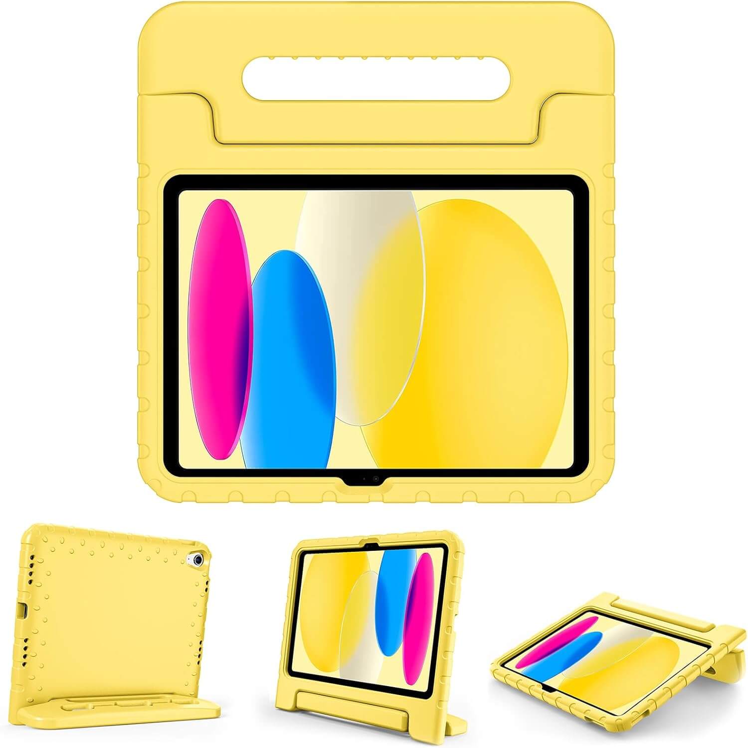 iPad (A16) 11th 2025/10th Gen 2022 Kids yellow Case