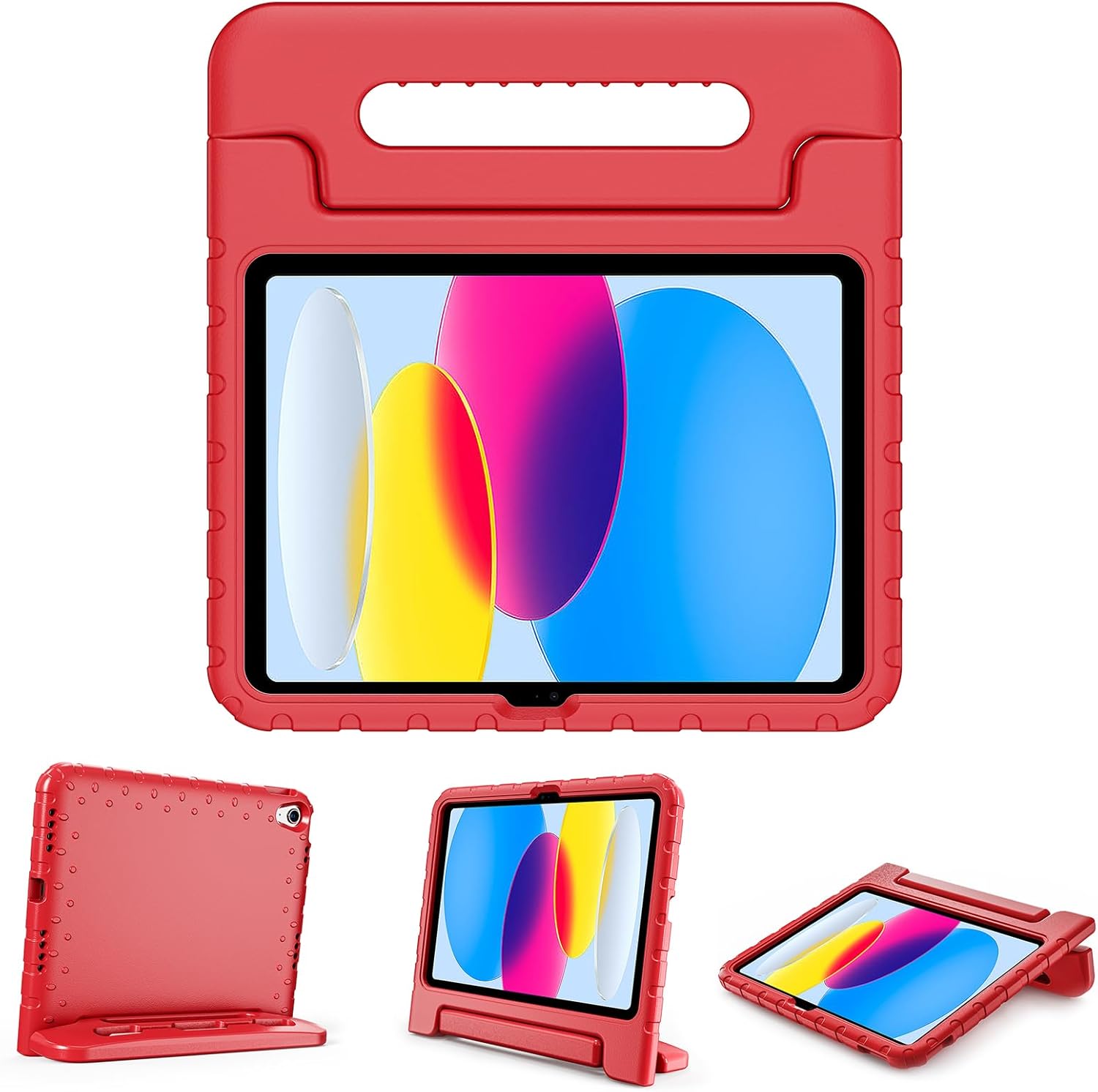 iPad (A16) 11th 2025/10th Gen 2022 Kids red Case