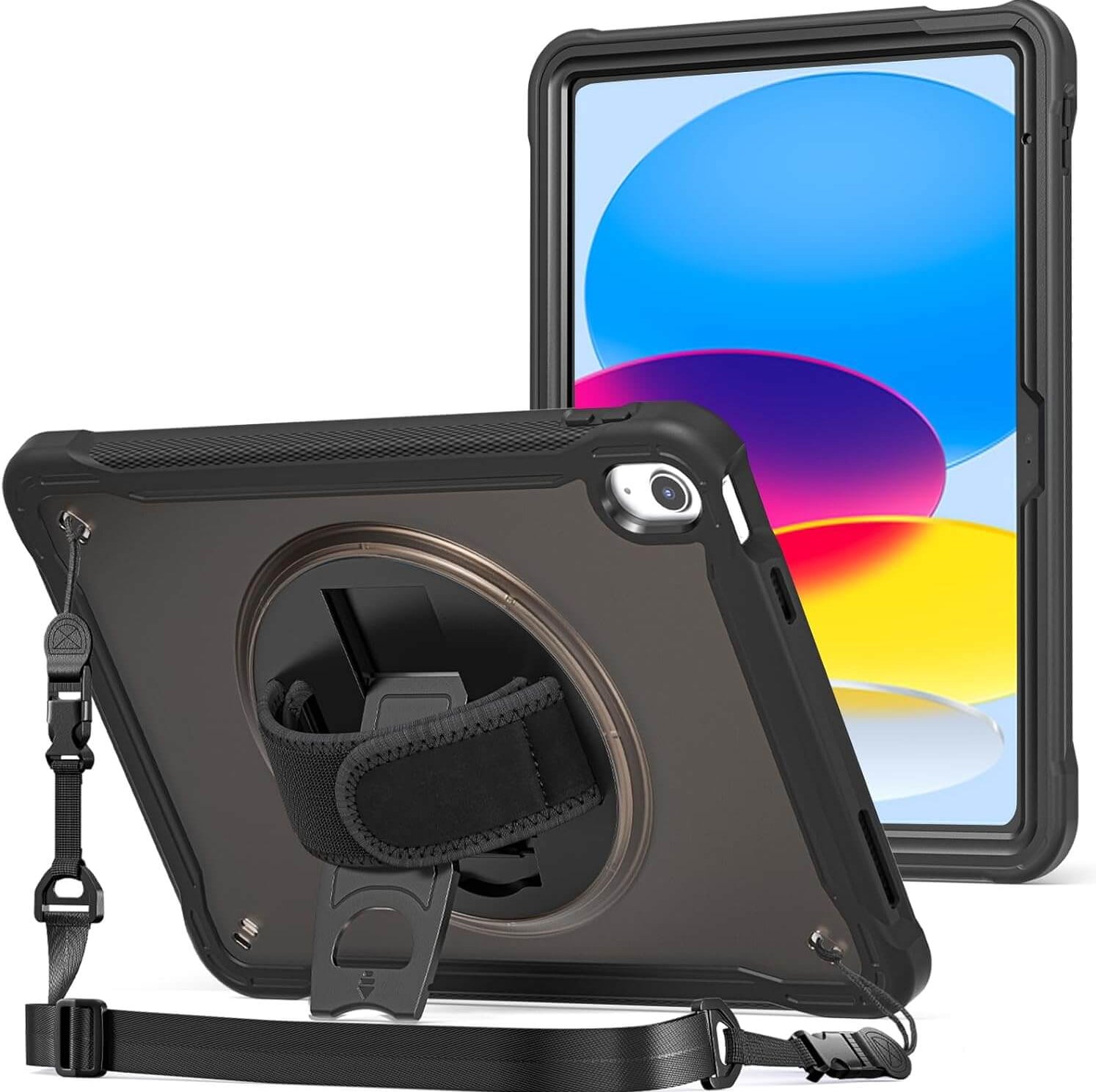 ProCase Shockproof Rugged Case for iPad(A16) 11th/10th Gen Black