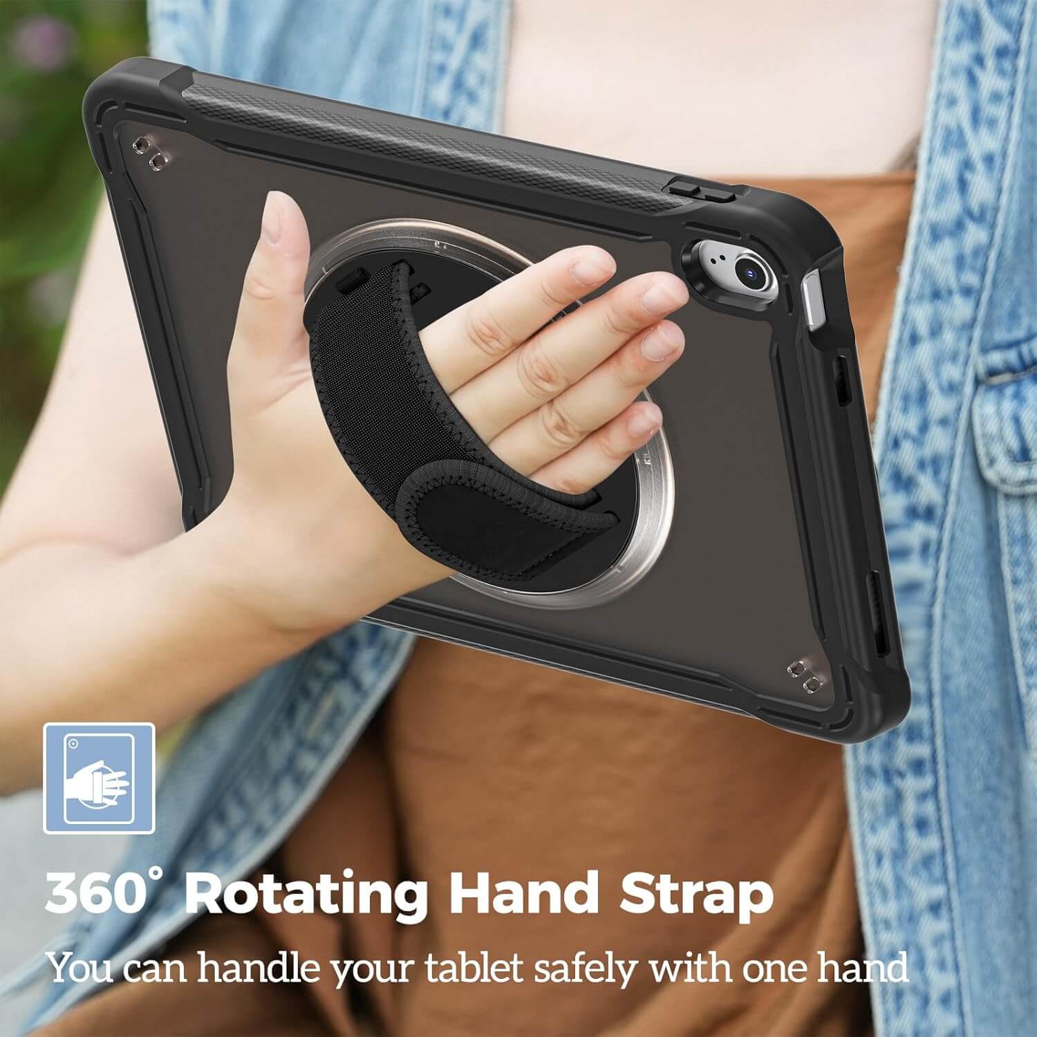 ProCase Shockproof Rugged Case for iPad(A16) 11th/10th Gen Black