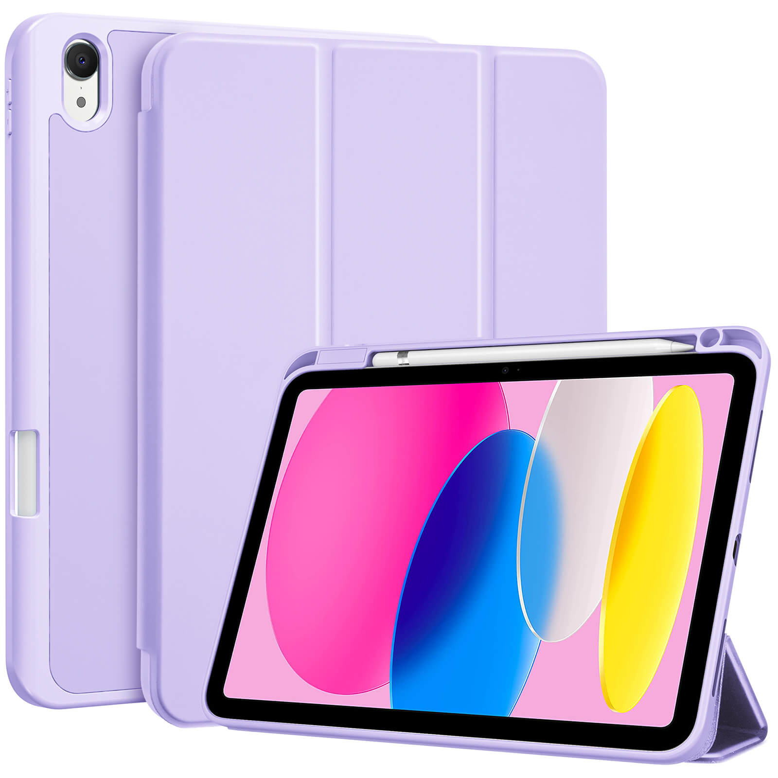 iPad (A16) 11th Gen2025/10th Gen 10.9" Case with TPU Back Purple