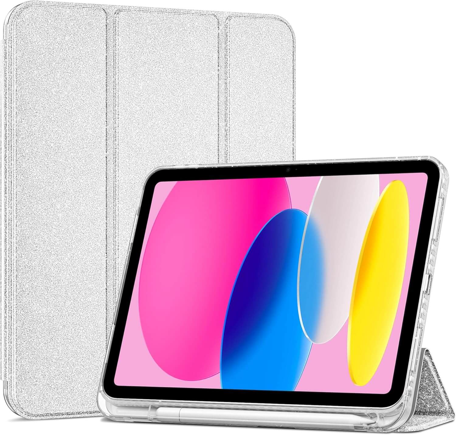 iPad (A16) 11th 2025/10th 2022 Slim Folio Protective Case with Pencil Holder