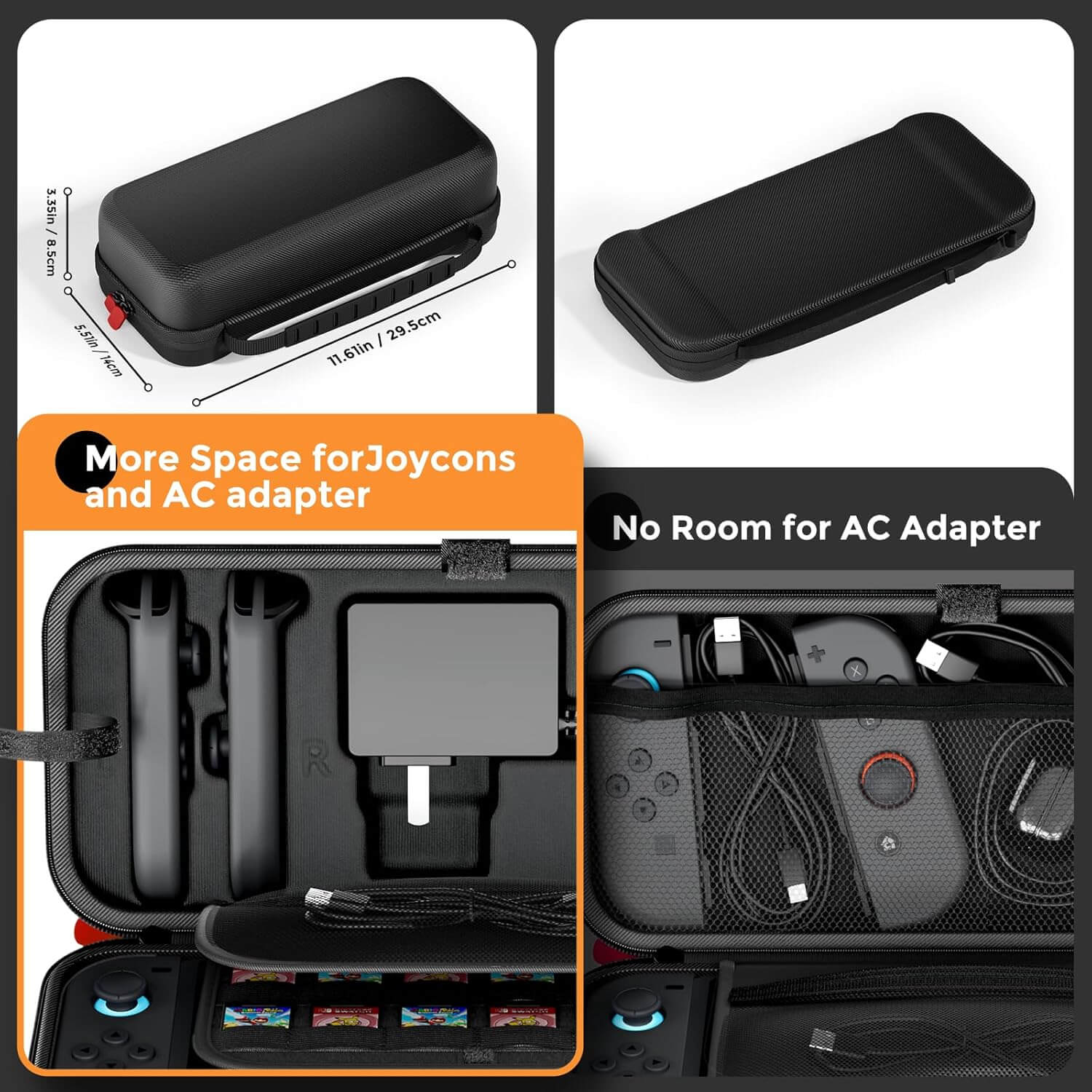 ProCase Carrying Case for Nintendo Switch 2 2025 Black