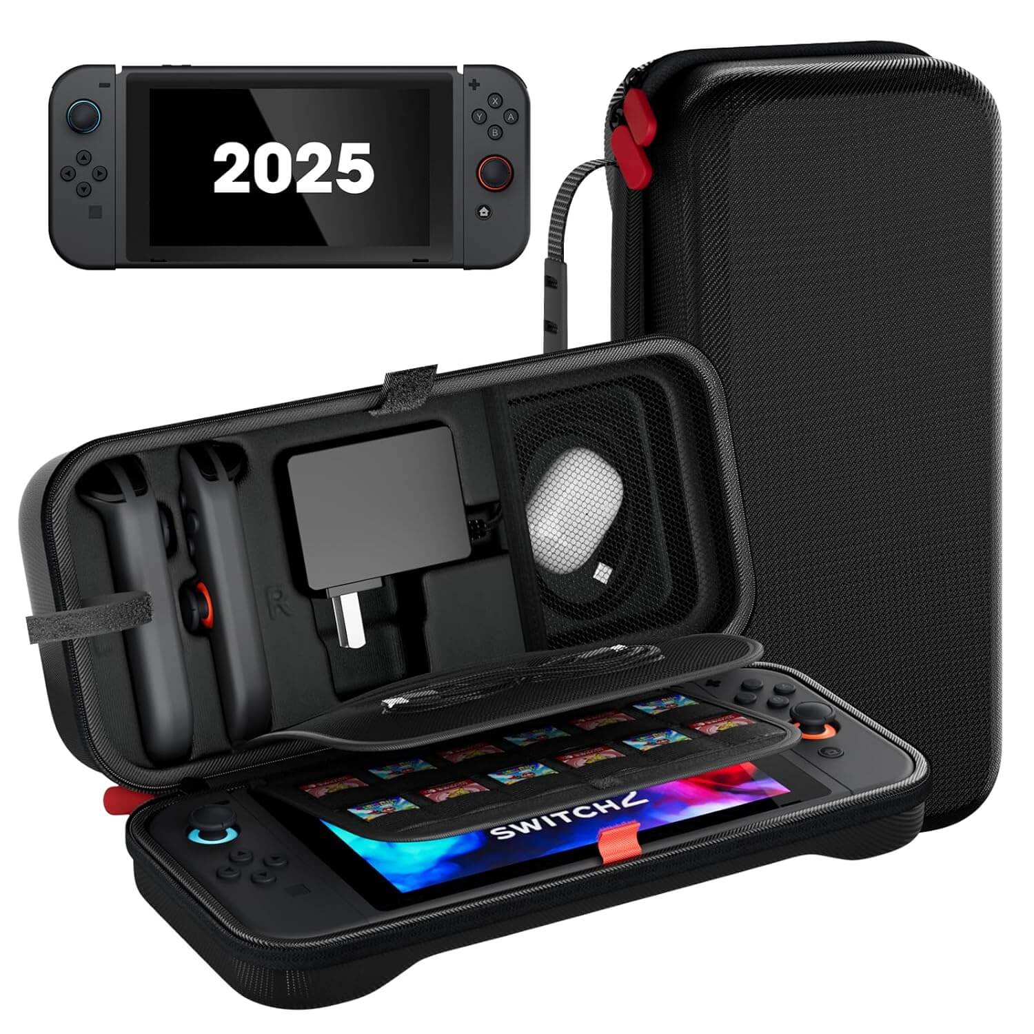 ProCase Carrying Case for Nintendo Switch 2 2025 Black