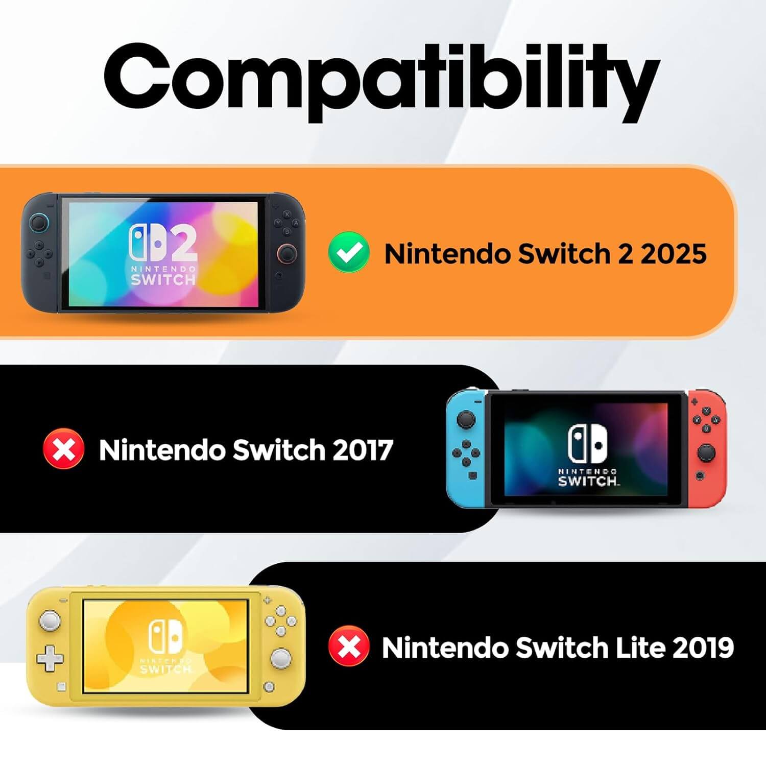 ProCase Carrying Case for Nintendo Switch 2 2025 Black