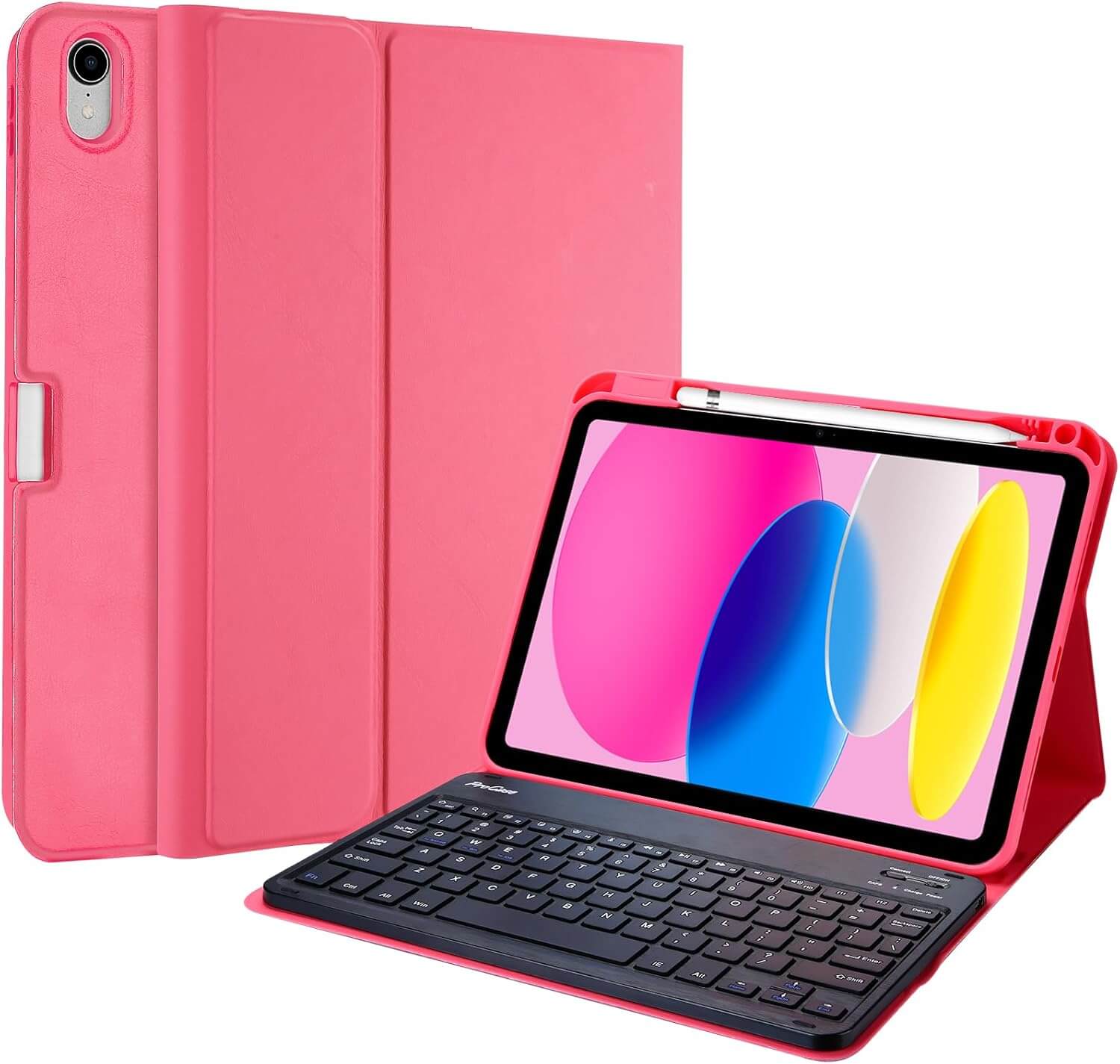 ProCase Keyboard Case for iPad 11th/10th Gen Melonpink