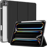 iPad Pro 11" iPad Pro 11" 2025 M5/ 2024 M4 Stylish Hybrid Case with Pencil Holder Black