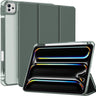 iPad Pro 11" iPad Pro 11" 2025 M5/ 2024 M4 Stylish Hybrid Case with Pencil Holder green