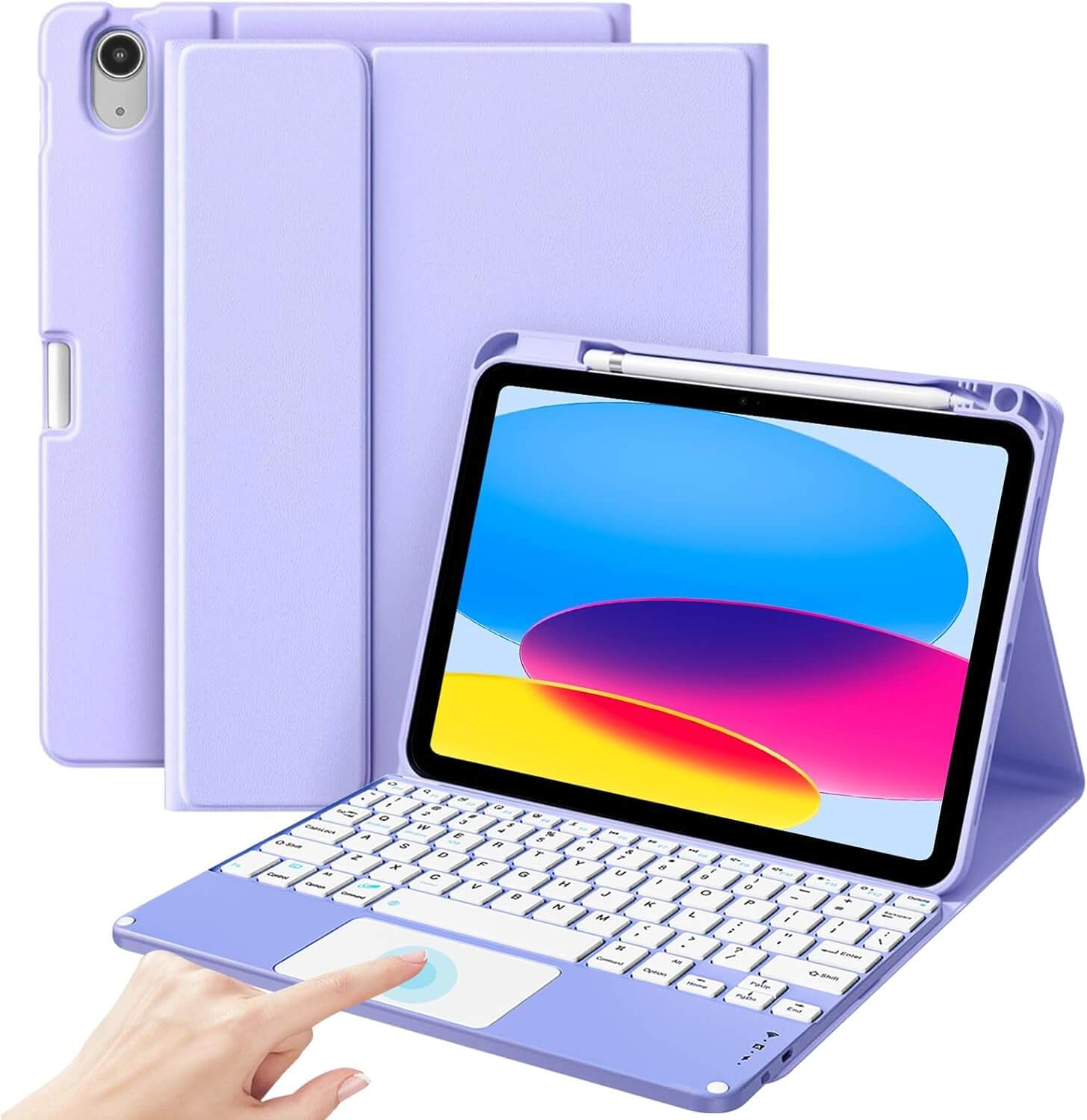 ProCase Folio Cover Case for iPad 11th/10th Purple