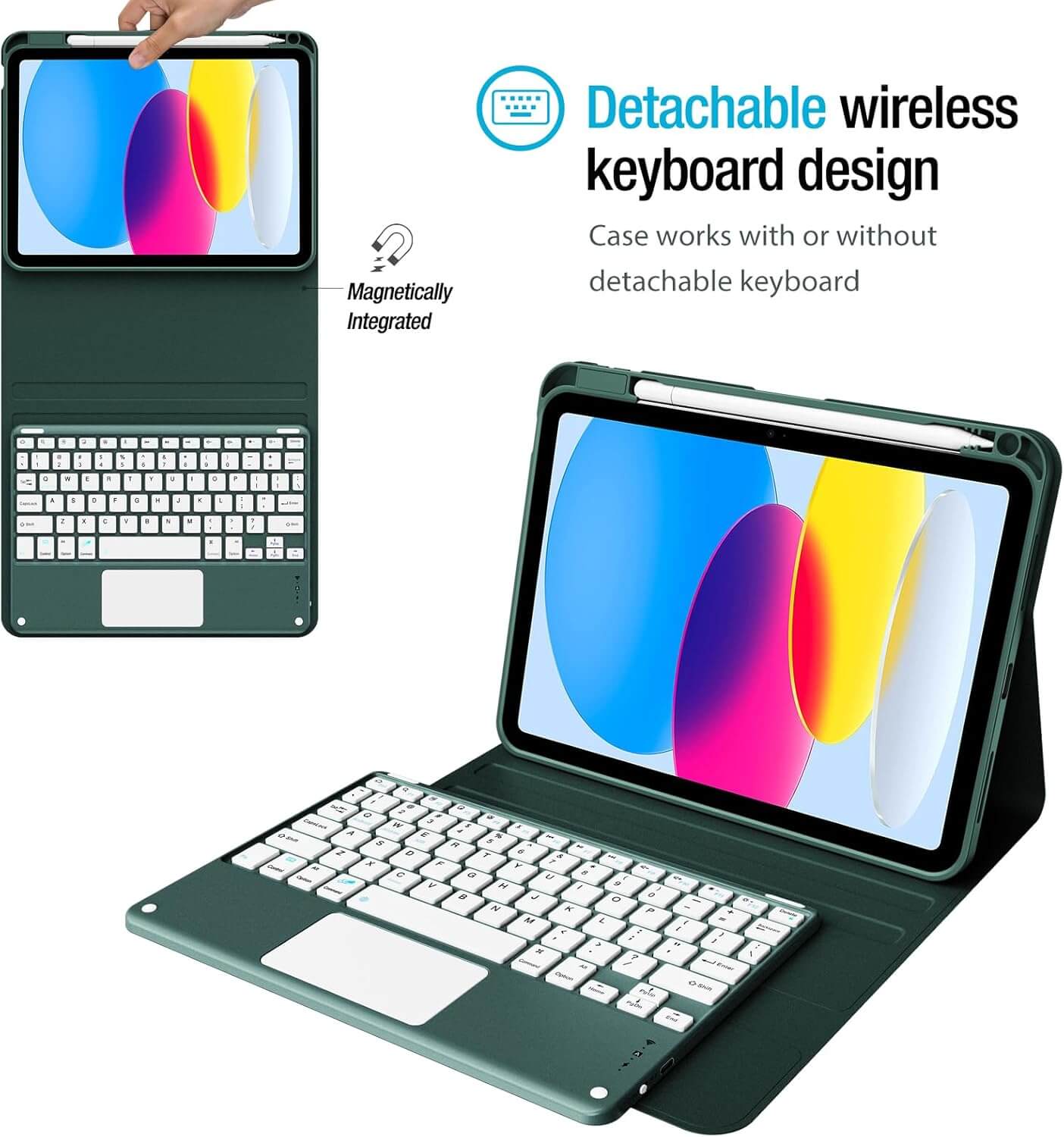 ProCase Folio Cover Case for iPad 11th/10th Green