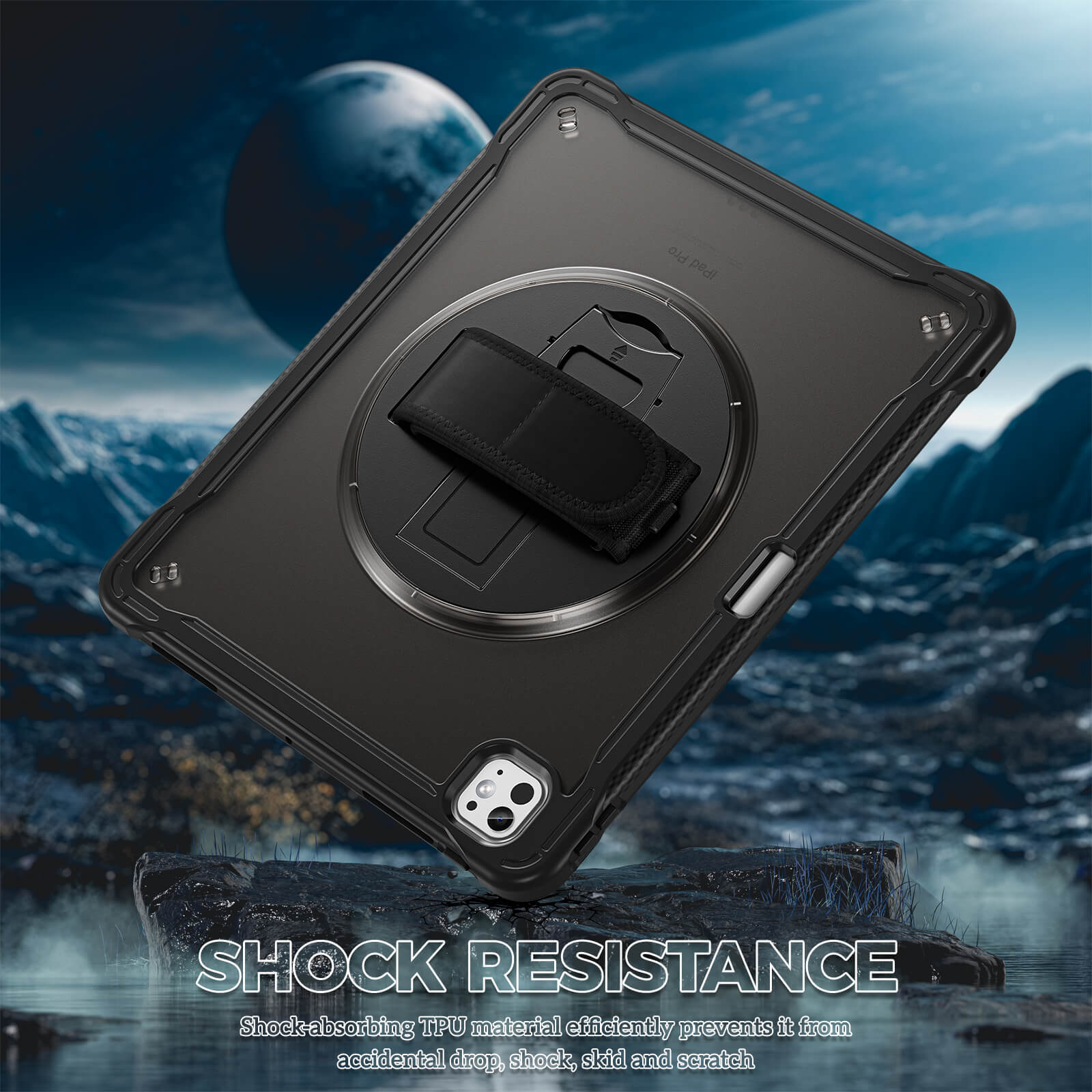 Rugged Case for iPad Pro 13inch 2024 M4 with Pencil Hold