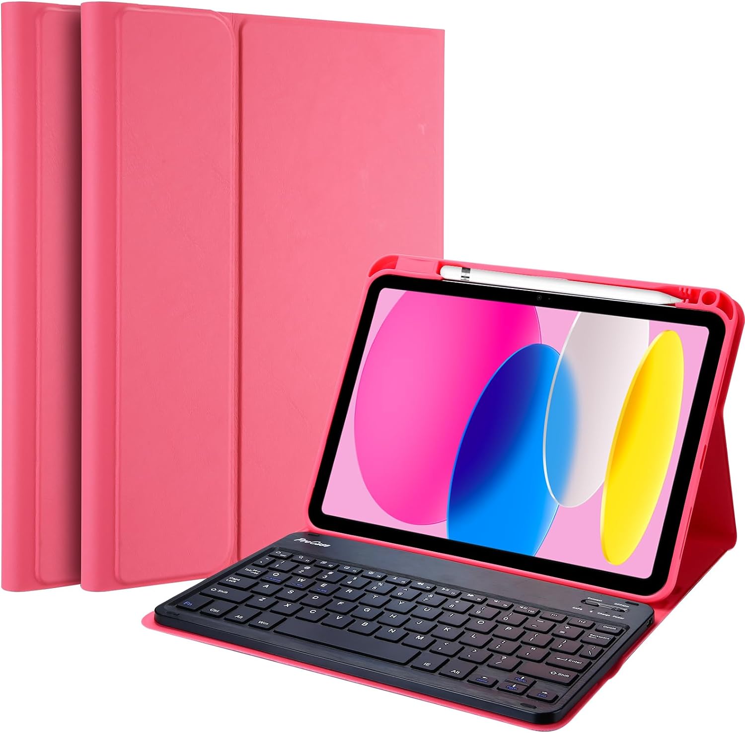 ProCase Keyboard Case for iPad 11th/10th Gen Melonpink