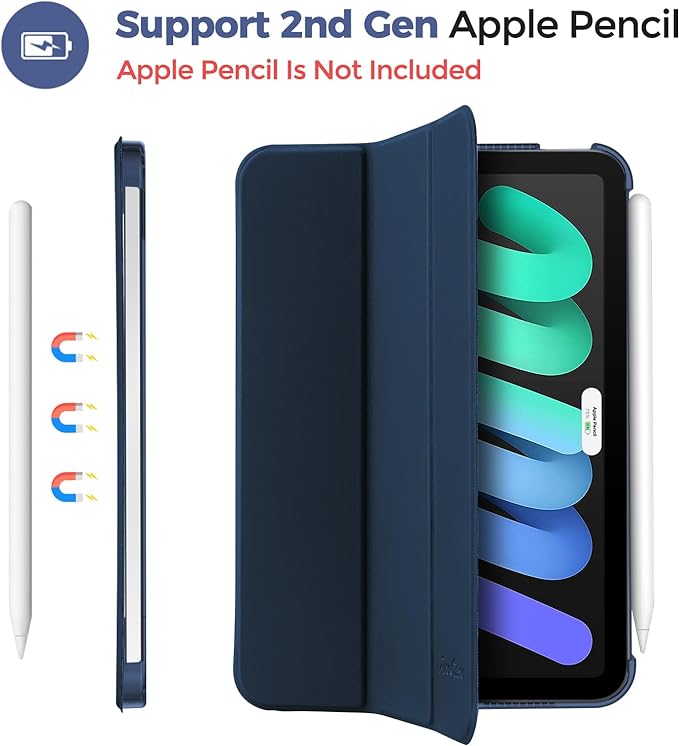 ProCase iPad Mini 6th/7th Gen 8.3" 2021 2024 Hard Back Case
