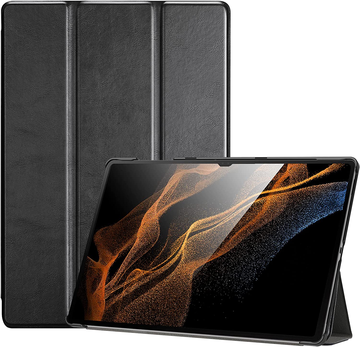 Galaxy Tab S8 Ultra 14.6 Tri-fold PU Protective Case