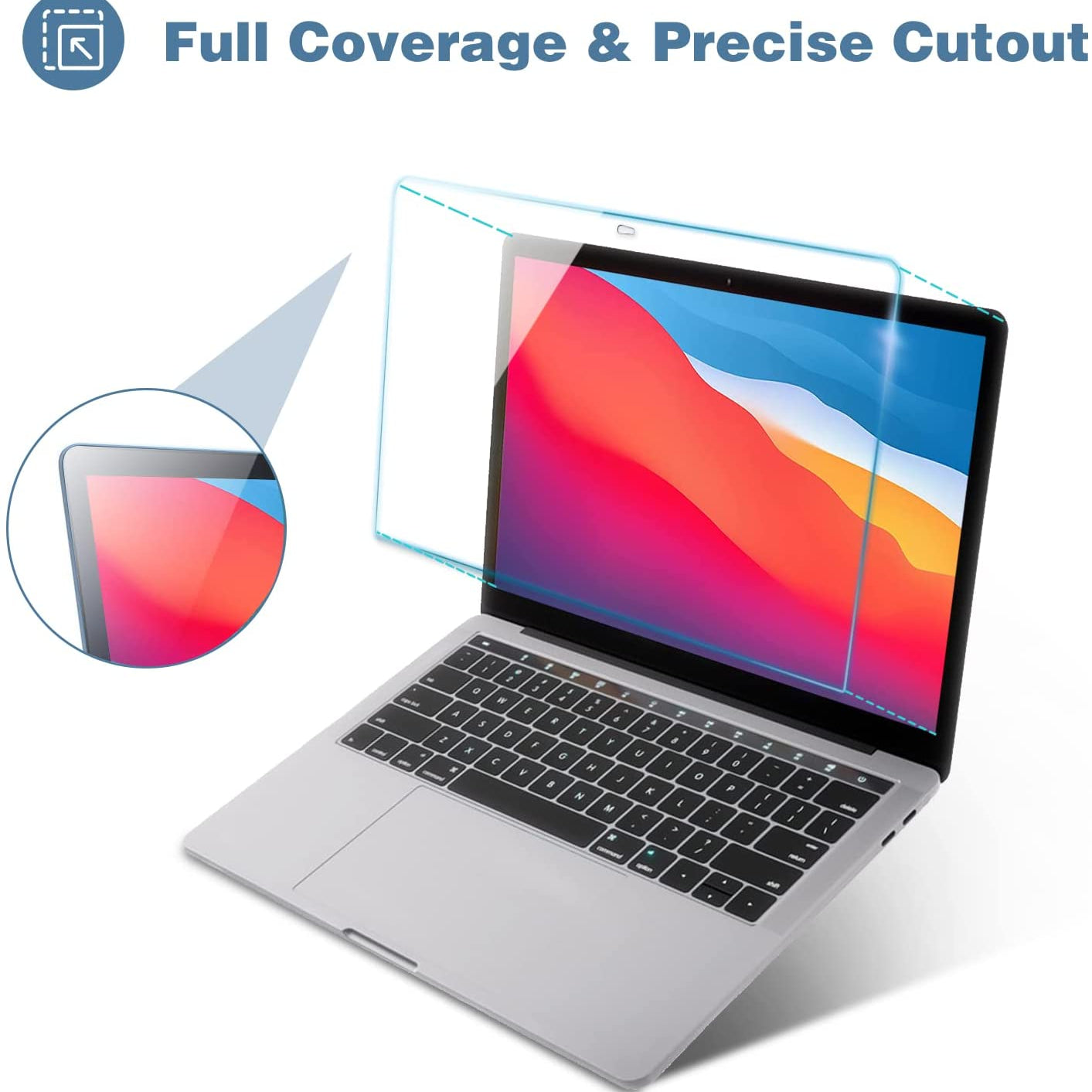 MacBook Air 13 / Pro 13 Ultrathin Tempered Glass Screen Protector