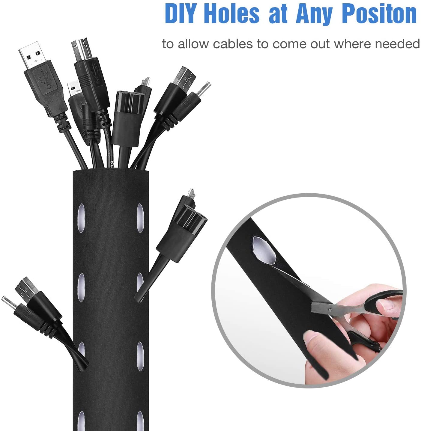 Cable Management Sleeve Wrap
