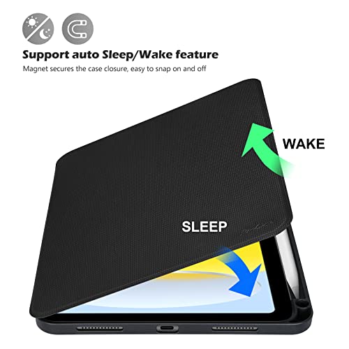 iPad (A16) 11th 2025/ 10th 2022 Slim Folio Case with Pencil Holder